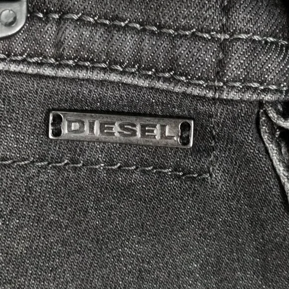 Diesel Thommer Slim Skinny Grey Jeans Size 31 x 32 - Picture 5 of 12